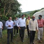 Dr. Anupam Mishra (Hon’ble Vice Chancellor) visiting CAU Research Farm, Andro