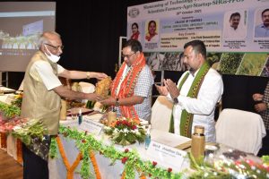 Felicitation of Minister of Fisheries, Govt. of Tripura
