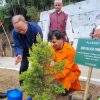 Tree plantation by Shri Kailash Choudhary, Hon’ble MoS for Agriculture & Farmers Welfare, Govt of India and other dignitaries in College of Veterinary Sc. & A.H,  CAU(I), Selesih, Mizoram