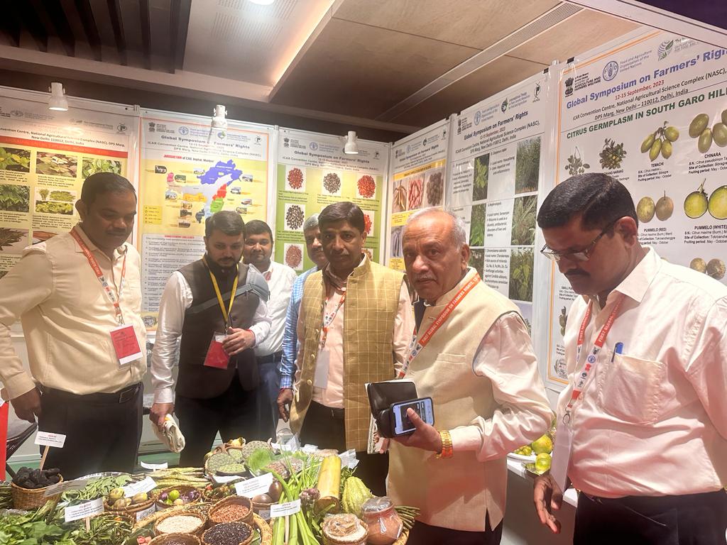 Global Symposium on Farmers’ Rights from 12-15/09/2023 at ICAR Convention Centre, NASC Complex, New Delhi organised by Secretariat of the ITPGRFA, FAO hosted by Ministry of Agriculrure & Farmers Welfare, GoI