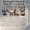 Newspaper clippings of 35th Biennial Conference of HSAI