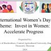 Celebration of International women’s day at College of Horticulture, Thenzawl, Mizoram on 8th March, 2024