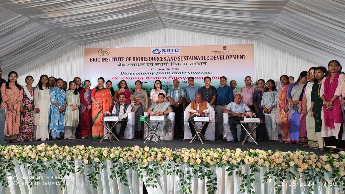 BRIC organized a program on Bioeconomy from Bioresources, at BRIC-IBSD, Takyelpat, Imphal, Manipur
