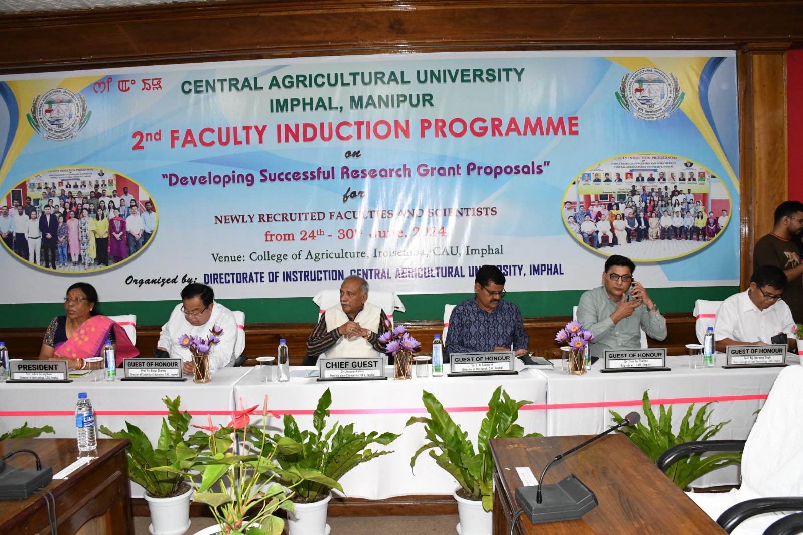 The Valedictory Session of the 2nd Faculty Induction Programme at COA Imphal