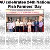 Media Reports on National Fish Farmers’ Day 2024
