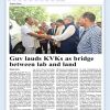 Media Report on The Annual Zonal Workshop of Krishi Vigyan Kendras (KVKs)