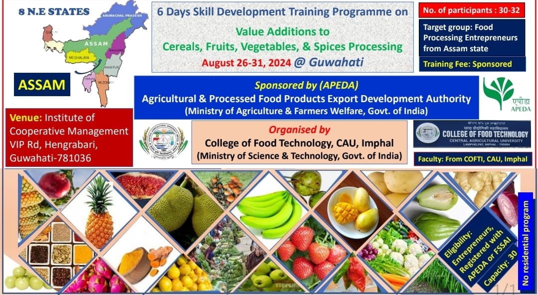 6 Days Skill Development Training Programme on Value Addition to ...