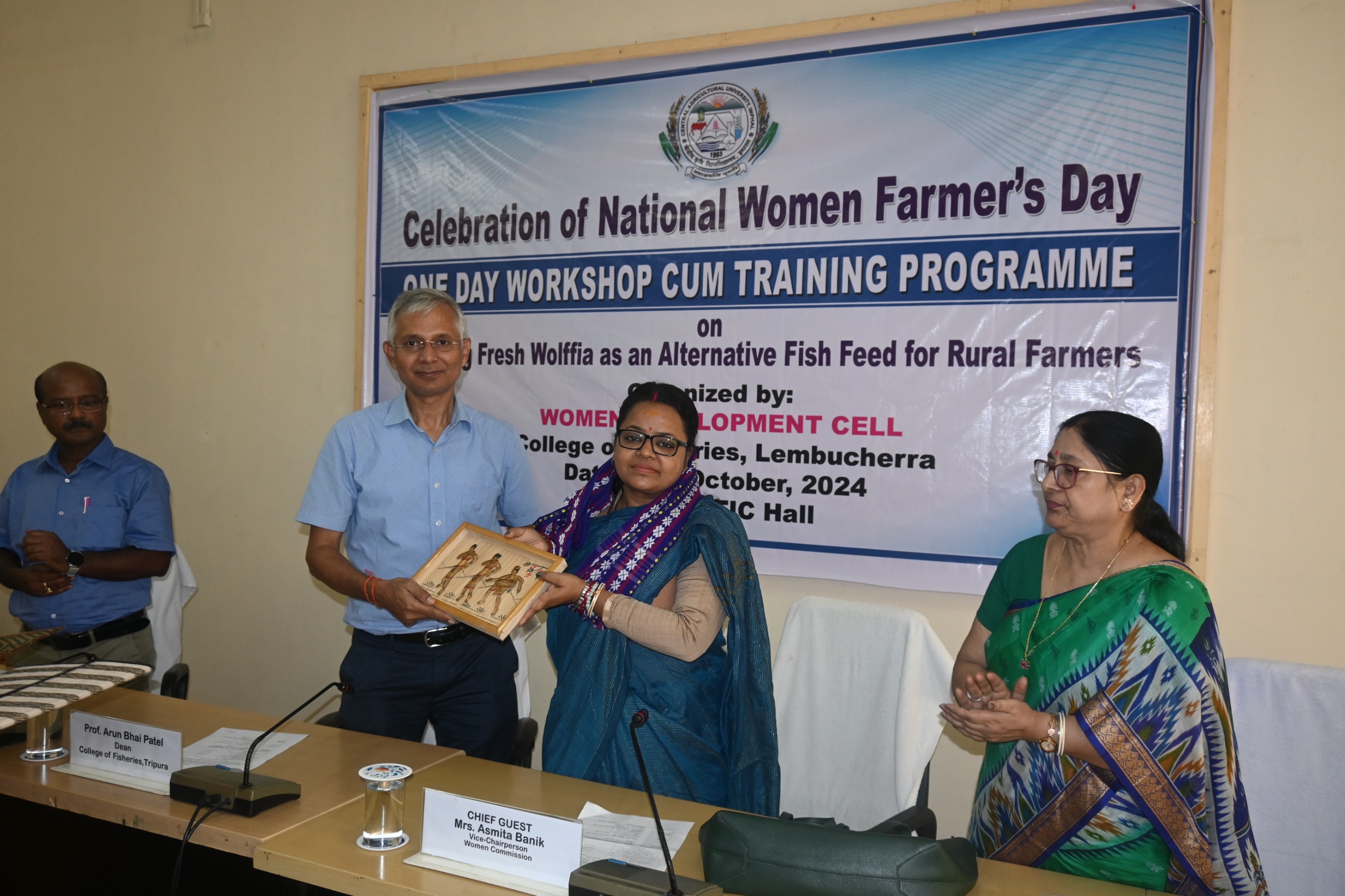 National Women Farmers Day celebration conducted at constituent colleges/KVKsof CAU Imphal.