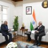 Vice Chancellor, CAU, Imphal, Dr. Anupam Mishra paid a courtesy call on Hon’ble Governor of Manipur, Shri Ajay Kumar Bhalla at Raj Bhavan, Imphal on February 3, 2025.