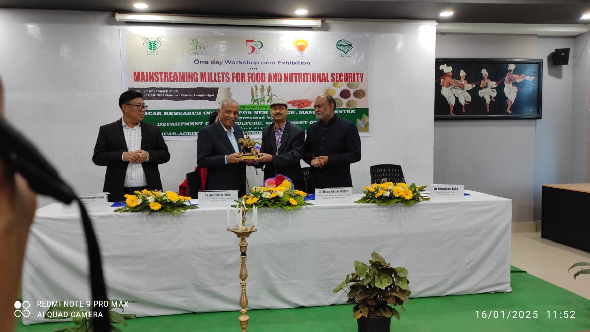 The inaugural function of the one-day workshop-cum-exhibition on ‘Mainstreaming Millets for Food and Nutritional Security’