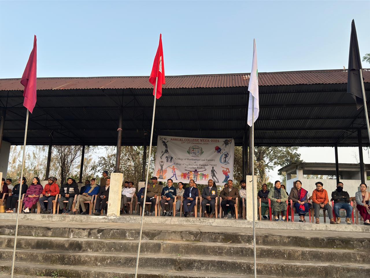 Glimpses of 1st day, 22nd Annual College Week, 10th-15th December, 2024 for CoA, CHF, Pasighat, Arunachal Pradesh