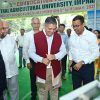 Dr. Pradeep Kumar Joshi, Hon’ble Chancellor was received for the Central Agricultural University’s Fifth Convocation