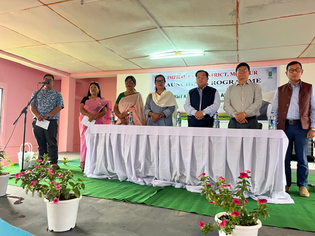 District level Vikshit Krishi Sankalp Abhiyan launched by Dr. Nivedita Lairenlakpam, Deputy Commissioner, Imphal East District