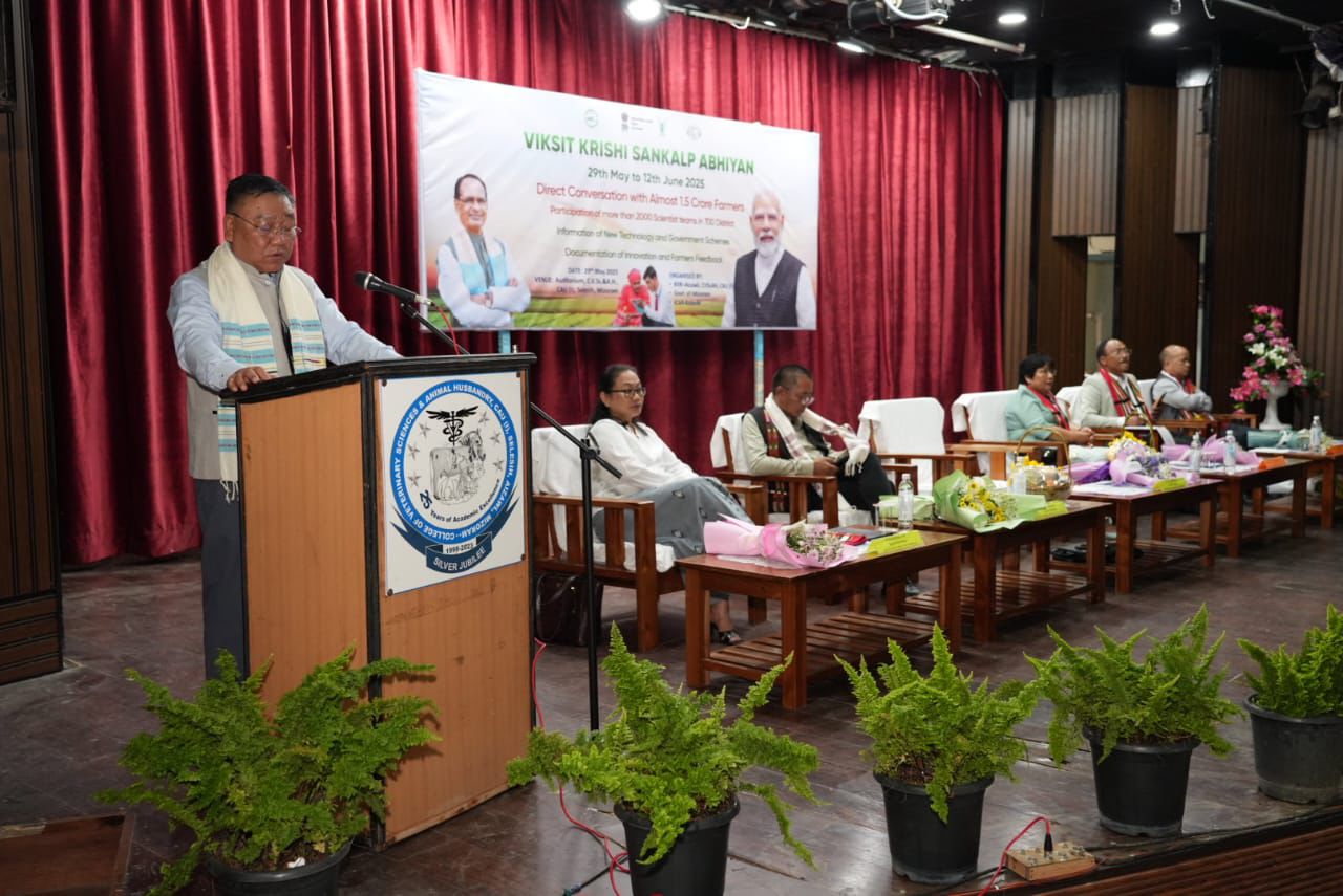 Vikshit Krishi Sankalp Abhiyan (VKSA) was officially launched in Mizoram on May 29, 2025