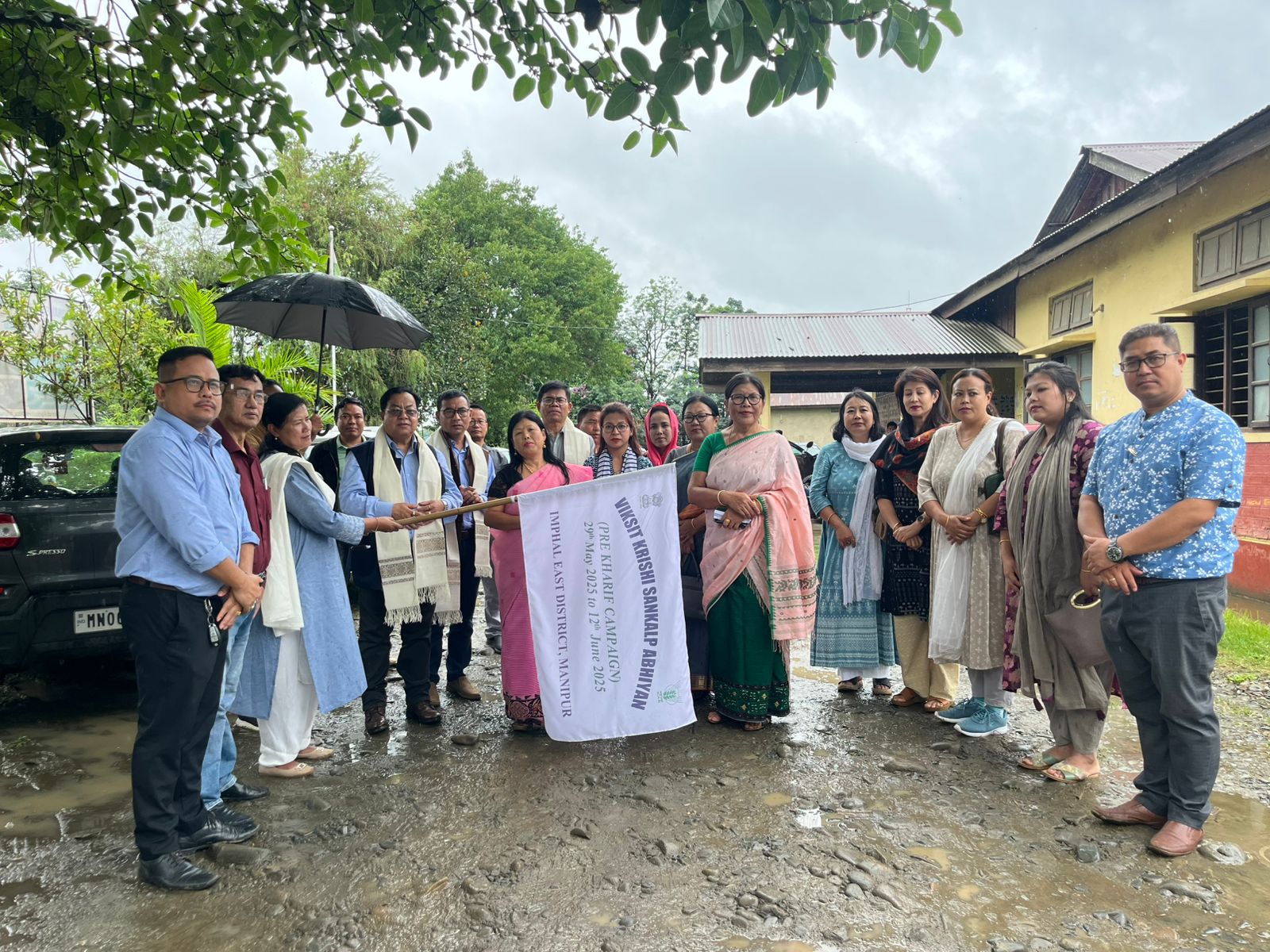Deputy Commissioner, Imphal East flagged off District level Vikshit Krishi Sankalp Abhiyan at District Agriculture office , Imphal East