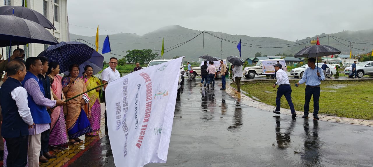 College of Agriculture,Imphal participated the launching programme of “Viksit Krishi Sankalp Abhiyan” at the ICAR-Research Complex, Manipur