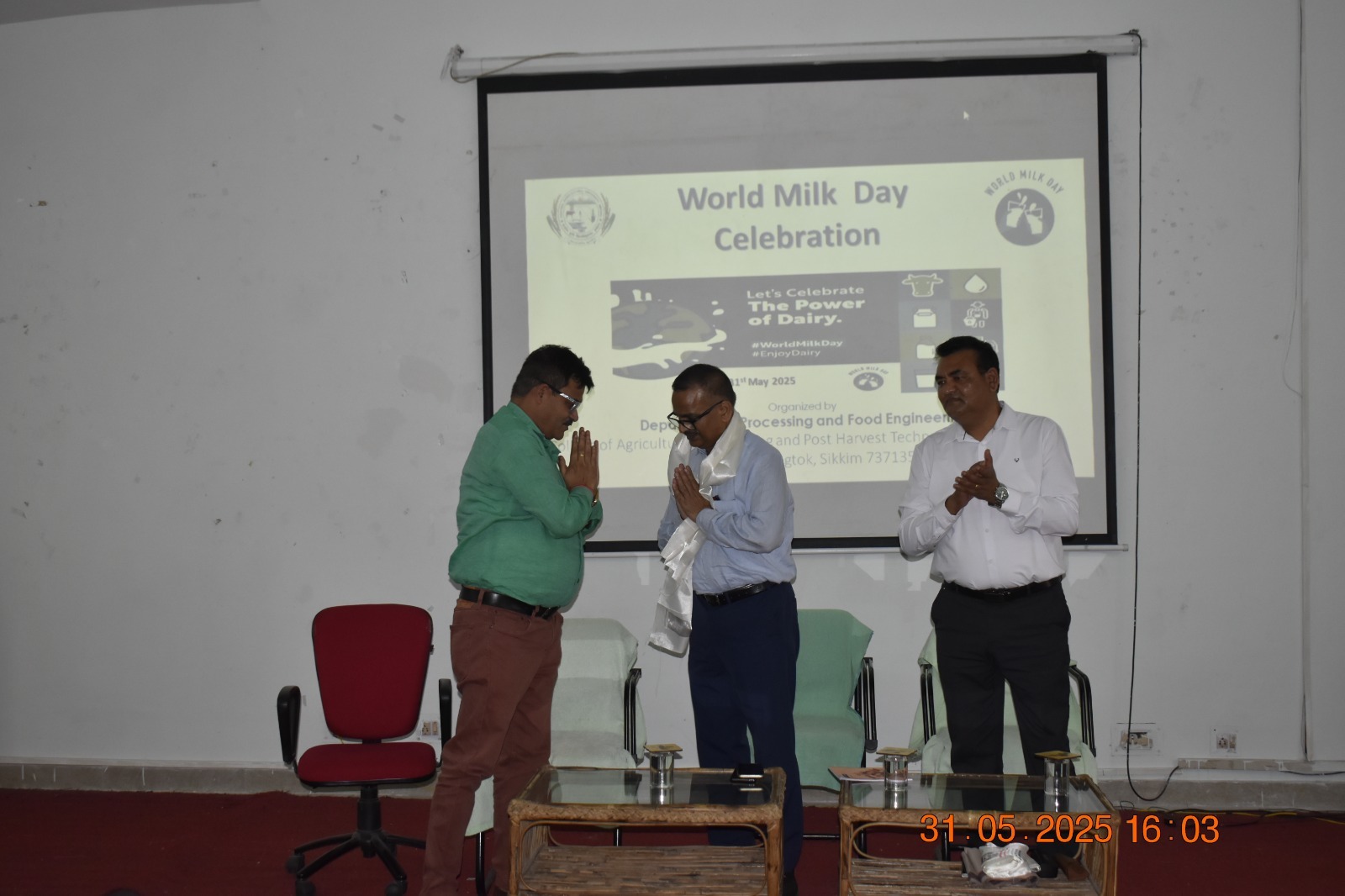 Glimpses of Celebration of World Milk Day by College of Agricultural Engineering and Post Harvest technology, Ranipool, Gangtok, Sikkim