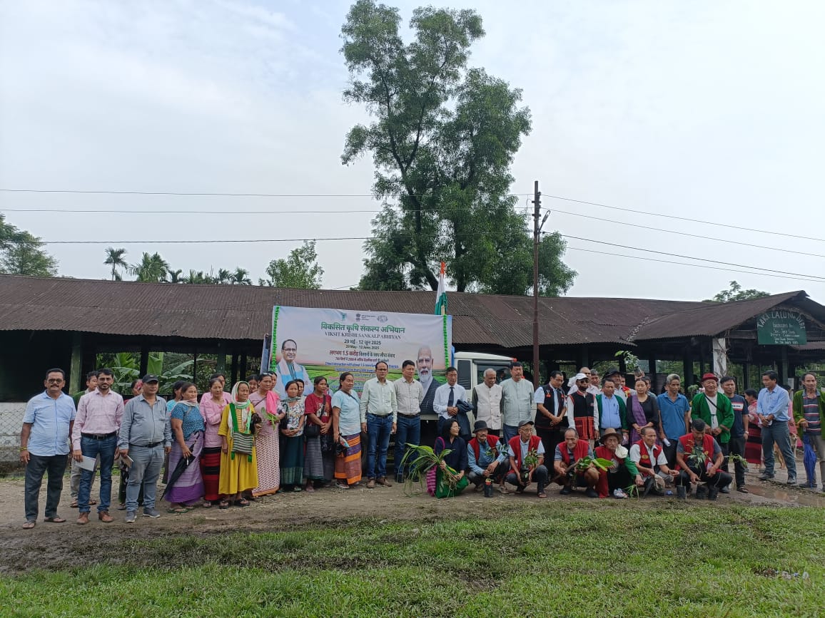 VKSA program at Taki Lalung community Hall of East Siang. The program was graced by Hon’ble Vice Chancellor CAU (I) Dr. Anupam Mishra