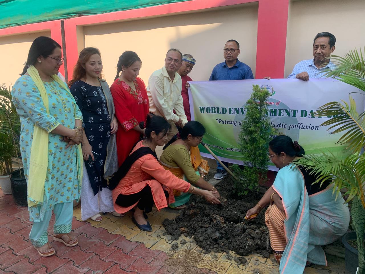 Observation of World Environment Day dated 5 June 2025 at Central Agricultural University Imphal