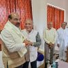 Dr. Anupam Mishra, Vice Chancellor of Central Agricultural University (CAU), Imphal, paid a courtesy call on Dr. Mangi Lal Jat, Secretary (DARE) and DG (ICAR)