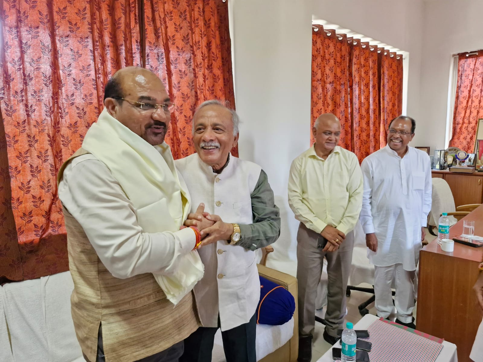 Dr. Anupam Mishra, Vice Chancellor of Central Agricultural University (CAU), Imphal, paid a courtesy call on Dr. Mangi Lal Jat, Secretary (DARE) and DG (ICAR)