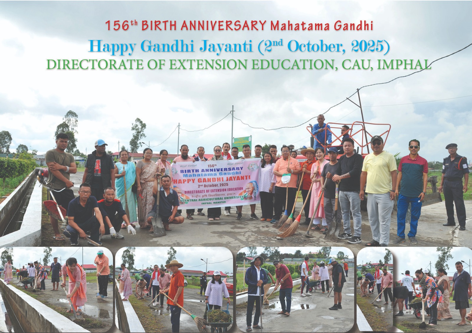 Photos of Special Campaign 5.0 starting from 2nd October 2025 by Directorate of Extension Education, Lmphelpat.