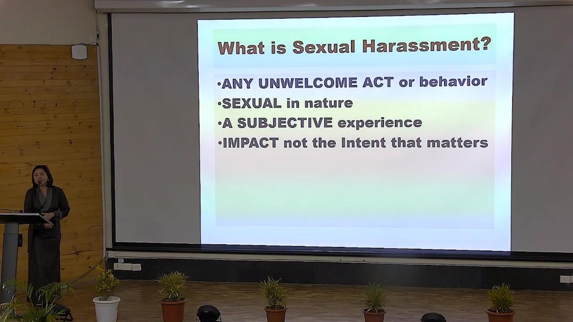 College of Horticulture, Bermiok organises awareness program on POSH Act 2013 for Prevention, Prohibition and Redressal of sexual harrasment of women at workplace