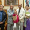 Hon’ble Vice Chancellor Dr. Anupam Mishra, CAU, Imphal, paid a courtesy call on the Hon’ble Chief Minister of Manipur, Yumnam Khemchand Singh, on 13th February 2026