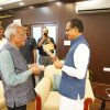 Hon’ble Vice-Chancellor, CAU Imphal had a meeting with Hon’ble Union Minister of Agriculture, Shri Shivraj Singh Chauhan ji.