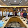 Hon’ble VC, CAU, Imphal, Dr. Anupam Mishra warmly welcomed DG, Northeast Centre for Technology Application and Reach (NECTAR), Dr. Arun Kumar Sarma